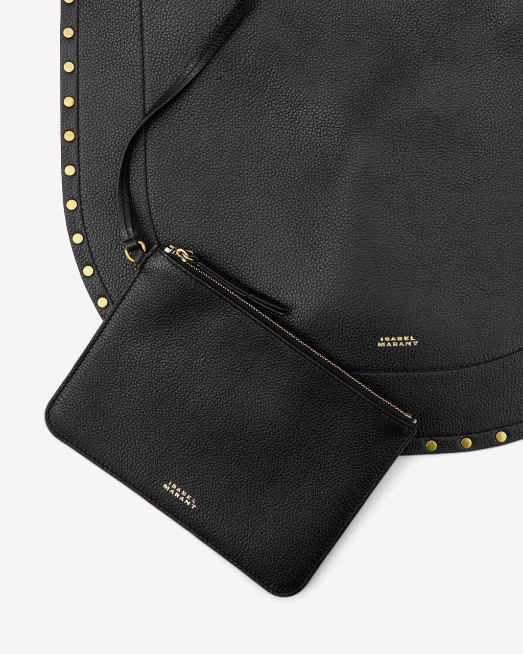 OSKAN HOBO SOFT BAG IN GRAINED LEATHER