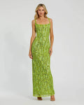 Embellished Scoop Neck Gown
